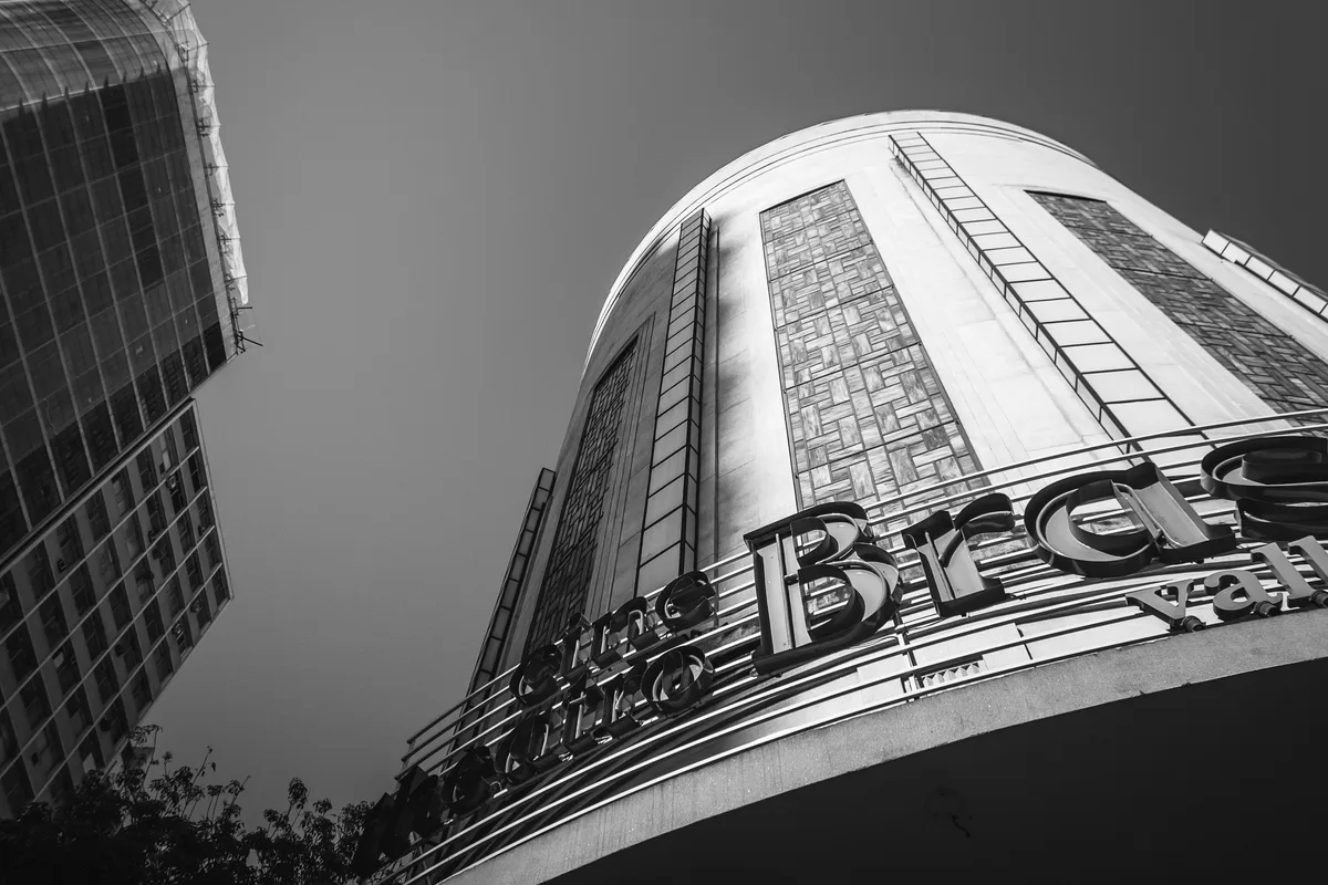 Fachada do Cine Theatro Brasil, no Centro de Belo Horizonte, sede da cerimônia de encerramento da CineBH