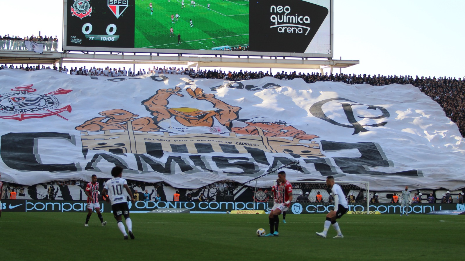 Torcida do Corinthians na Neo Química Arena, em foto de arquivo
